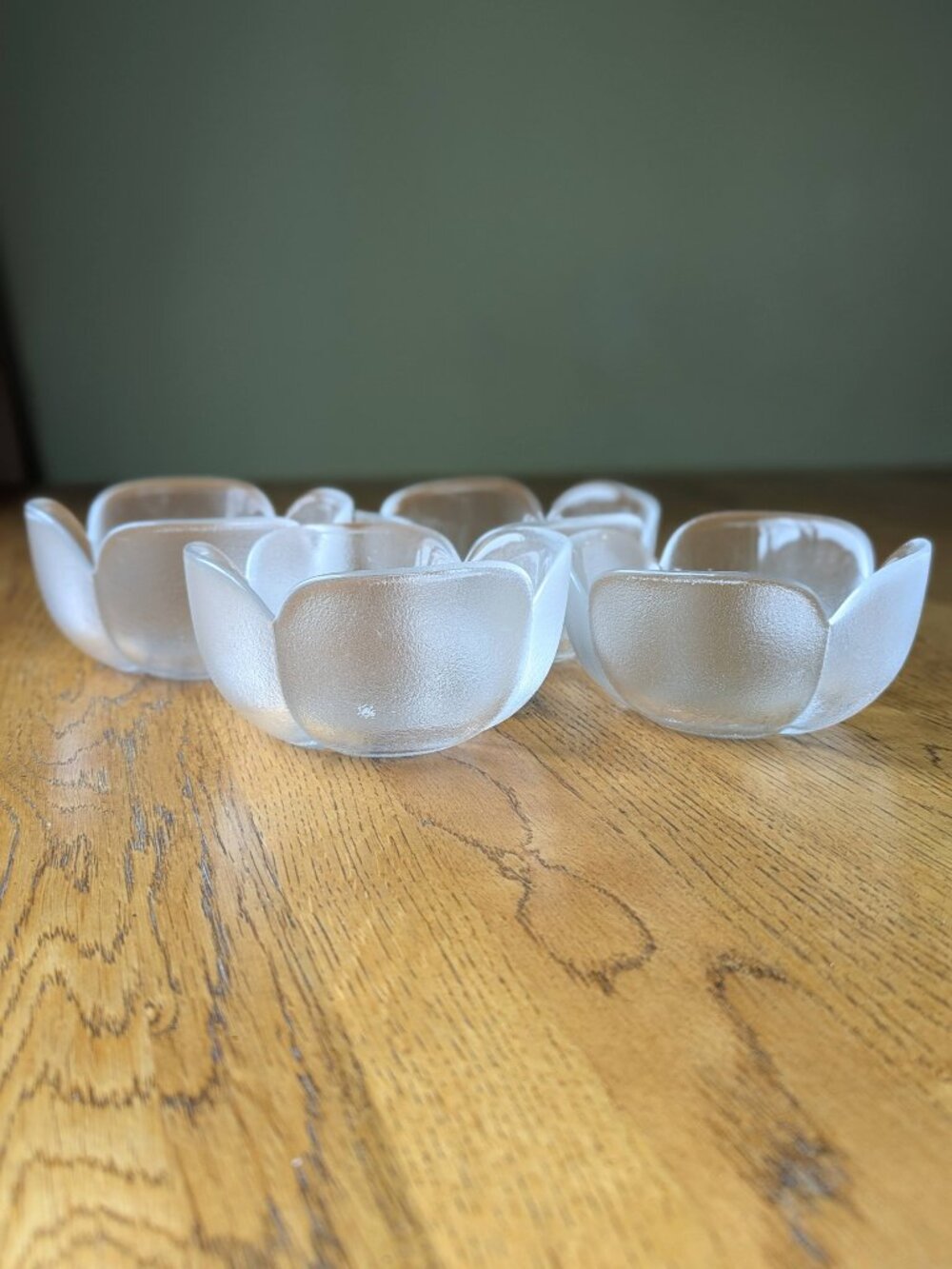 Vintage Rosenthal Studio Line Frosted Petal Bowls - Set of 4 - Bjorn Wiinblad - Picture 2 of 13